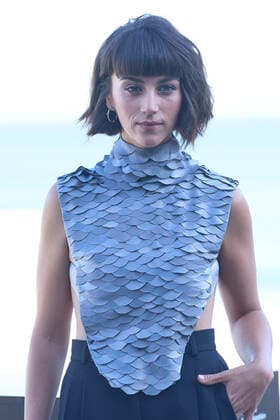 September 22, 2022, Madrid, Madrid, Spain: Claudia Salas attended La Ruta Photocall during 70th San Sebastian International Film Festival at Kursaal Palace on September 22, 2022 in Donostia San Sebastian, Spain Madrid Spain - ZUMAg15_ 20220922_zaf_g15_050 Copyright: xJackxAbuinx