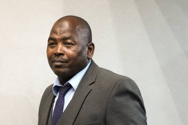 2022-09-26 09:24:56 Mahamat Said Abdel Kani enters the court room of the International Criminal Court in The Hague, Netherlands, Monday, Sept. 26, 2022. The trial of an alleged commander in a mainly Muslim rebel group from Central African Republic opened and charged Said with crimes against humanity and war crimes. (AP Photo Peter Dejong, Pool) netherlands out - belgium out