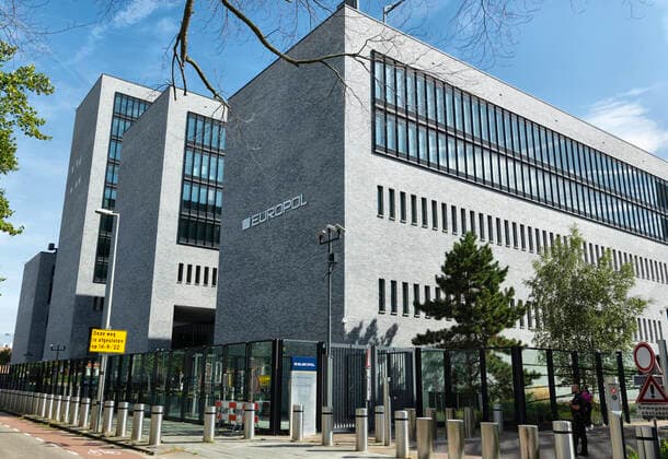 NLD , NIEDERLANDE , HOLLAND : Die Europaeische Polizeibehoerde Europol in Den Haag , 12.09.2022 NLD , NETHERLANDS , HOLLAND : The European Police Agency Europol in The Hague , 12.09.2022