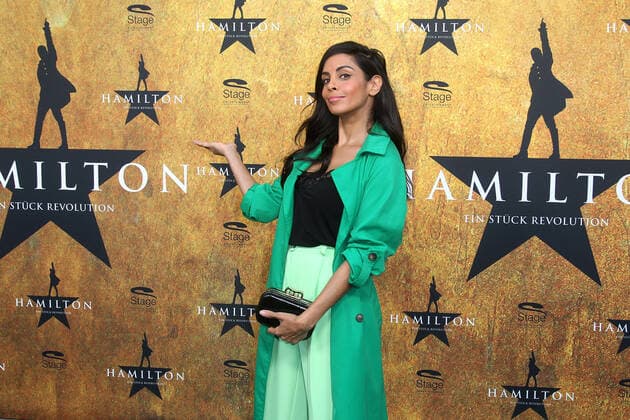 Collien Ulmen Fernandes bei der Gala Premiere vom Musical - Hamilton - am 6.10.2022 in Hamburg Hamilton Musical Premiere in Hamburg