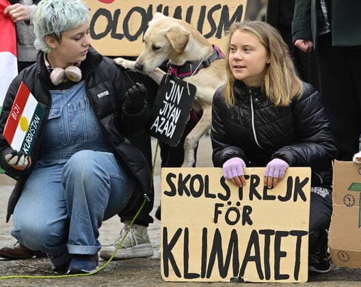 STOCKHOLM 20221014 Greta Thunberg at Mynttorget in Stockholm together with Fridays For Future Stockholm Sweden x10030x,  Copyright: xJonasxEkströmer TTx GRETA THUNBERG