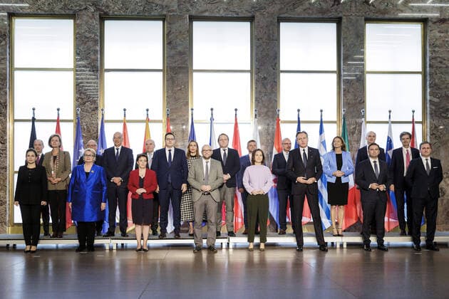 Bilder des Jahres 2022, News 10 Oktober News Bilder des Tages Familienfoto beim Western Balkans Summit. Berlin, 21.10.2022. Berlin Germany
