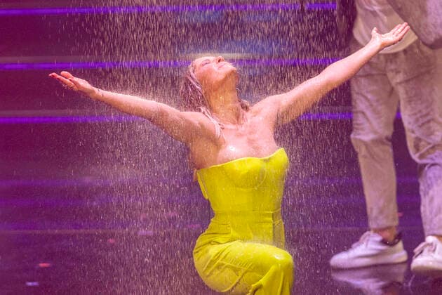 Bilder des Jahres 2022, Entertainment 10 Oktober Helene Fischer bei der Aufzeichnung der TV-Show Das grosse Schlagerjubiläum 2022 - Auf die nächsten 100! im Studio 3 der Media City. Leipzig, 21.10.2022