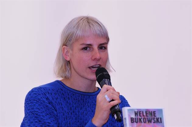 Messe Frankfurt. Frankfurter Buchmesse 2022, Helene Bukowski - Buchtitel Die Kriegerin