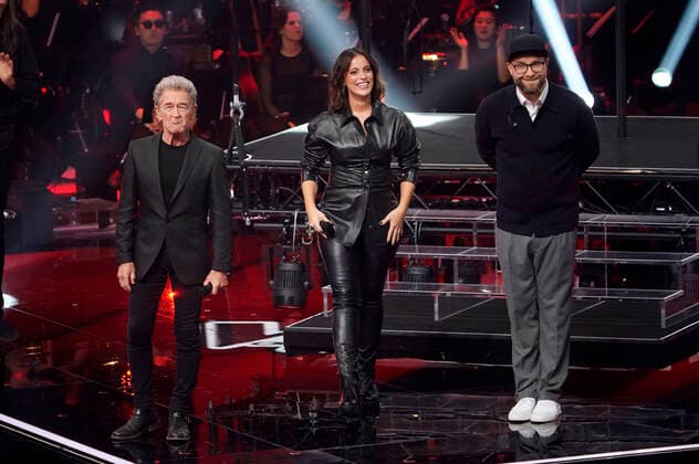 Bilder des Jahres 2022, Entertainment 10 Oktober Entertainment Themen der Woche KW43 Peter Maffay, Stefanie Kloß und Mark Forster im Halbfinale der 12. Staffel der Castingshow The Voice of Germany 2022 im Studio Berlin Adlershof. Berlin, 28.10.2022