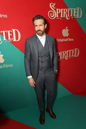 Apple Original Films New York Premiere Of Spirited at Alice Tully Hall, Lincoln Center for the Performing Arts. Featuring: Ryan Reynolds Where: New York, New York, United States When: 07 Nov 2022 Credit: Marion Curtis StarPix for Apple Startraksphoto.com Cover Images Copyright: xx 52155829 EDITORIAL USE ONLY. NOT FOR USE BY NEWSPAPERS BASED IN THE UK.