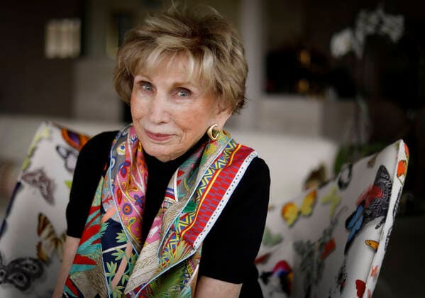 August 13, 2019, San Diego, California, USA: Dr. EDITH EVA EGER, 92, in her La Jolla home. Born September 29, 1927, is a Slovakian-born American psychologist. Born to Hungarian Jewish parents, a Holocaust survivor and a specialist in the treatment of post-traumatic stress disorder (PTSD). In her work as a psychologist, Eger helps her clients to free themselves from their own thoughts, and helps them to ultimately choose freedom. The Choice became a New York Times and Sunday Times bestseller. In her second book The Gift (2020) she encourages the reader to change the thoughts that, according to Eger, imprison us and the destructive behaviors that would hinder us. What happens to us in life is not the most important thing in the end, she says. - ZUMA-dr- 20190813_new_s44_005 Copyright: xHowardxLipinx