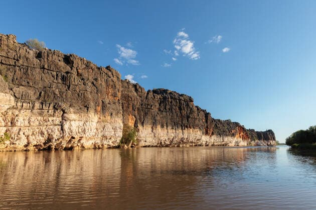 BUNUBA RANGERS, General views of the Danggu Geikie Gorge National Park on the Fitzroy River near Fitzroy Crossing in the Kimberley region of Western Australia on Saturday, October 15, 2022. Bunuba Aboriginal people are the traditional owners and are joint park managers. The Bunuba Rangers, based in Fitzroy Crossing, are an independent group established by the Bunuba Dawangarri Aboriginal Corporation (BDAC) to help manage significant central west Kimberley conservation reserves established on Bunuba country.( NO ARCHIVING, EDITORIAL USE ONLY, NO USE IN BOOKS WITHOUT CONSENT WA AUSTRALIA  Copyright: xRICHARDxWAINWRIGHTx 20221108001745506471