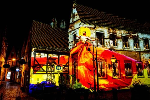 Bilder des Jahres 2023, News 01 Januar News Themen der Woche KW01 News Bilder des Tages Reisen, Bremen 03.01.2023, Lichter der City, Schnorr Bremen Mitte Freie Hansestadt Bremen Deutschland