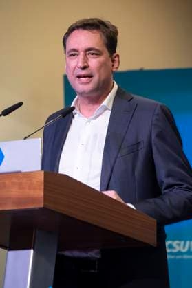 Muenchen, CSU, Heilig-Dreikoenig-Treffen im Festsaal des Augustiner Keller mit Dr. Markus Soeder, Bayerischer Ministerpraesident, es spricht Georg Eisenreich, Staatsminiser der Justiz