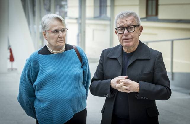 Daniel und Nina Libeskind bei einer Gedenkveranstaltung im Juedischen Museum Berlin mit Daniel und Nina Libeskind Berlin Germany Copyright: xThomasxKoehlerx