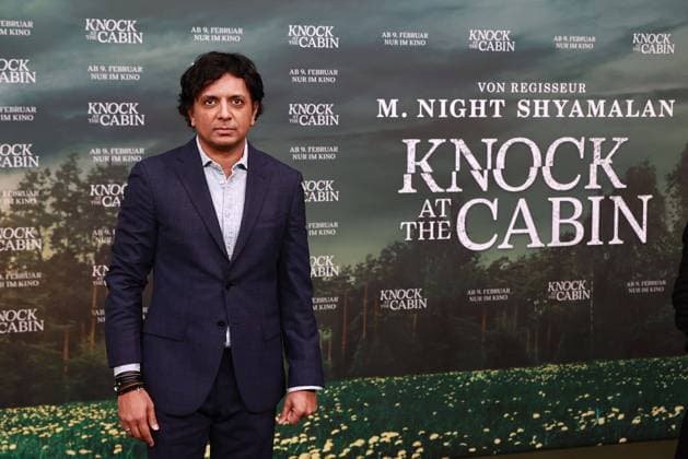 Bilder des Jahres 2023, Entertainment 01 Januar Entertainment Themen der Woche KW04 M. Night Shyamalan, der amerikanische Regisseur bei der Knock at the Cabin Film Premiere am 27.01.2023 in Muenchen Knock at the Cabin Filmpremiere in München