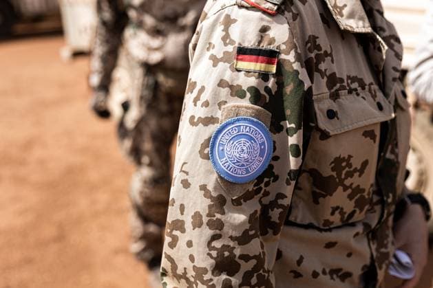 Soldaten der Bundeswehr am Flughafen von Gao, 02.02.2023. Gao Mali Copyright: xLeonxKuegelerx