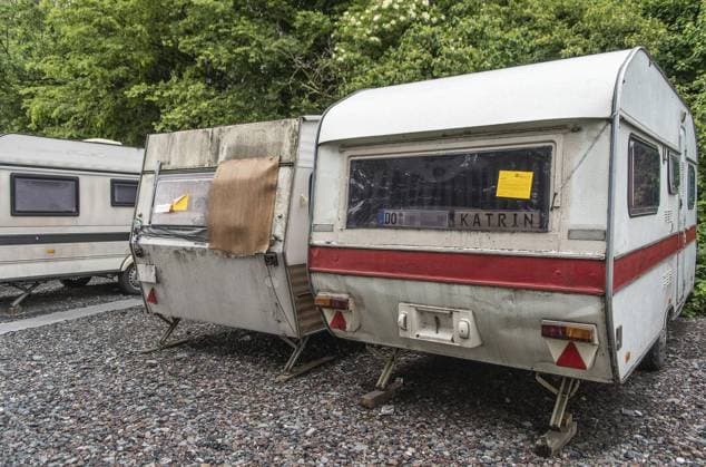 Prostituierten-Wohnwagen an der Münsterstraße stillgelegt Copyright: OliverxMengedoht