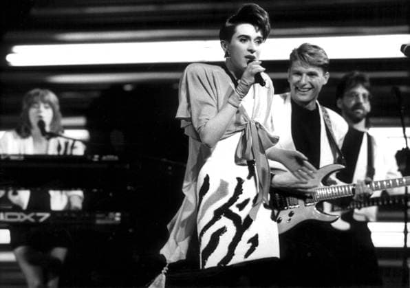 SCANPIX SWEDEN, 1989 05 06 Eurovision Song Contest 1989 in Lausanne, Switzerland IMAGE The winning group from Yugoslavia is called Riva x20360x  Copyright: xTTx 20360