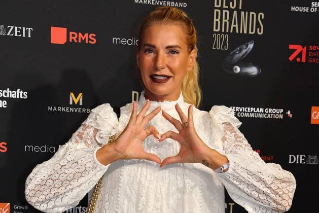 Giulia Siegel bei der Gala zur Verleihung der Best Brands Awards am 28.02.2023 im Hotel Bayerischer Hof in Muenchen Best Brands Awards Verleihung 2023 in Muenchen