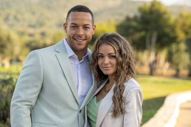 20230311 Golden Swing Charity Golf Event CALVIA, SPAIN - MARCH 11 2023 : Andrej Mangold, Annika Jung at - Golden Swing Charity Golf Event on March 11, 2023 in Calvia, . Calvia Baleares Spain