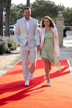 20230311 Golden Swing Charity Golf Event CALVIA, SPAIN - MARCH 11 2023 : Andrej Mangold, Annika Jung at - Golden Swing Charity Golf Event on March 11, 2023 in Calvia, . Calvia Baleares Spain
