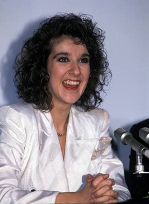 Dublin, Irland 1988. Melodi Grand Prix Eurovision Song Contest 1988. Celine Dion vinner finalen for Sveits med sangen Ne partez pas sans moi . Arkivfoto: Eystein Hanssen DUBLIN IRELAND IRLAND EDITORIAL USE ONLY Ref:LoHisHykk7M.jpg