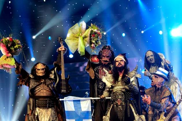 ATEN 20060520 Eurovision song contest 2006 Finland and the group Lordi won the Eurovision Song Contest 2006 ATEN GREECE x10050x  Copyright: xPONTUSxLUNDAHLx xTTx 10050