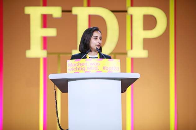 74. Ordentlicher Bundesparteitag der FDP Deutschland, Berlin am 23.04.2023: Nadin Zaya (LV Niedersachsen)
