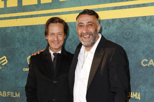 Tom Schilling und Kida Khodr Ramadan bei der German Genius Film Premiere am 3.05.2023 in Berlin German Genius Filmpremiere in Berlin