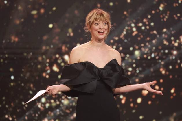 Deutscher Filmpreis 2023 Heike Makatsch Laudatorin BESTER KINDERFILM bei der Verleihung der Lola - Deutscher Filmpreis 2023 im Theater am Potsdamer Platz in Berlin 12.05.2023 Copyright: xEventpressx