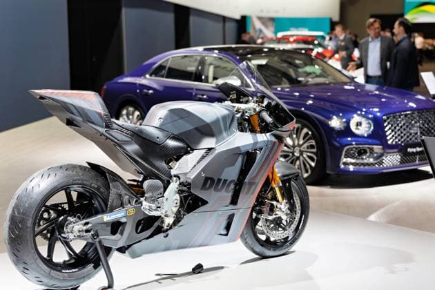 10.05.2023,Berlin,Deutschland,die 63. ordentliche Hauptversammlung der Volkswagen Aktiengesellschaft im CityCube.Ducati Motorrad