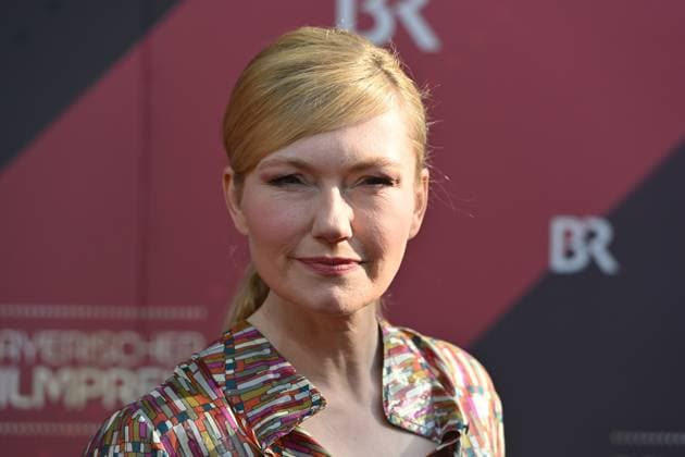 Johanna Christine Gehlen (Schauspielerin), Einzelbild,angeschnittenes Einzelmotiv,Portraet,Portrait,Porträt. Roter Teppich,Red Carpet,Bayerischer Filmpreis 2023 am 16.06.2023 im Prinzregententheater in Muenchen.
