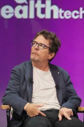 Bilder des Jahres 2023, Entertainment June 06 Entertainment Themen der Woche KW25 Entertainment Bilder des Tages Michael J. Fox bei Bits & Pretzels Copyright: xEventpressxBecherx