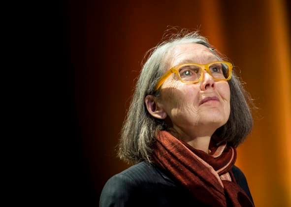 STOCKHOLM 2015 05 08 Canadian poet Anne Carson presents her performance Antigonick at Moderna museet STOCKHOLM SVERIGE ACE x10050x  Copyright: xPontusxLundahl TTx ANNE CARSON