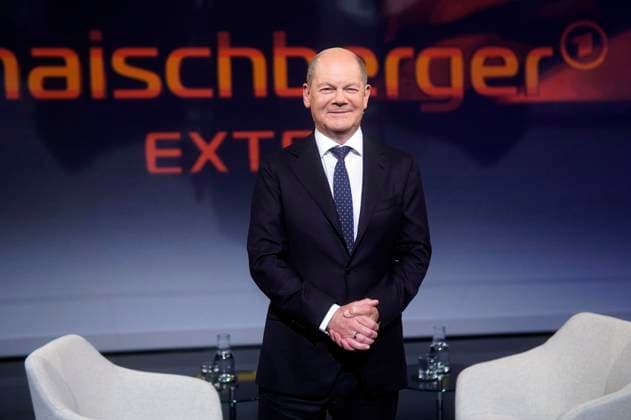 News Themen der Woche KW26 Bilder des Jahres 2023, News 06 Juni News Bilder des Tages Olaf Scholz in der ARD-Talkshow maischberge extrar im Studio Berlin Adlershof. Berlin, 28.06.2023