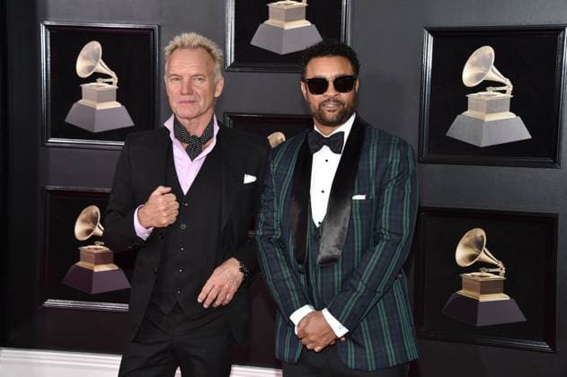 60th Annual Grammy Awards Arrivals - NYC Sting, Shaggy attend the 60th Annual GRAMMY Awards at Madison Square Garden on January 28, 2018 in New York City, NY, USA. Photo by Lionel Hahn ABACAPRESS.COM New York City NY United States  Copyright: xHahnxLionel ABACAx 623445_625 HahnxLionel ABACAx 623445_625