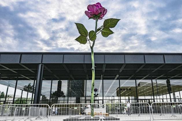 Entertainment Themen der Woch KW26 Bilder des Jahres 2023, Entertainment 06 Juni Rose von Isa Genzken vor der Neuen Nationalgalerie