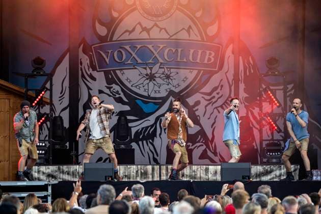 Bilder des Jahres 2023, Entertainment 07 Juli Entertainment Themen der Woch KW26 Entertainment Bilder des Tages Voxxclub live beim Apoldaer Musiksommer 2023 auf des Festwiese der Herressener Promenade. Apolda, 02.07.2023