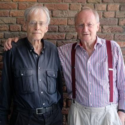 Timm Ulrichs und Klaus Staeck, Akademie der Künste Berlin, Hanseatenweg, 25.6.2019
