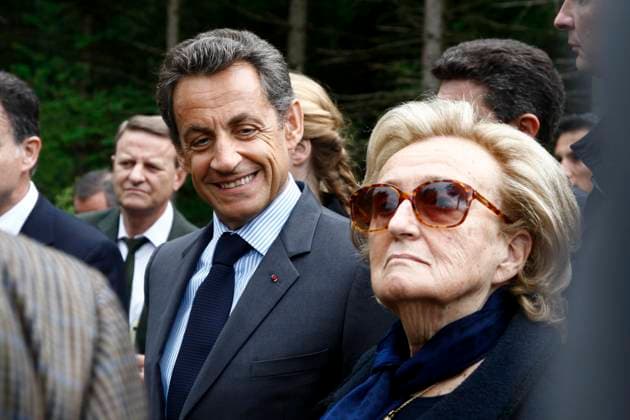 Nicolas Sarkozy on visit in Correze French President Nicolas Sarkozy flanked by former first lady Bernadette Chirac visit the Darnets forest near Egletons, Correze, central France on April 28, 2011. Photo by Ludovic Pool ABACAPRESS.COM Egletons France  Copyright: xBernardxPatrick ABACAx 272766_046 BernardxPatrick ABACAx 272766_046 