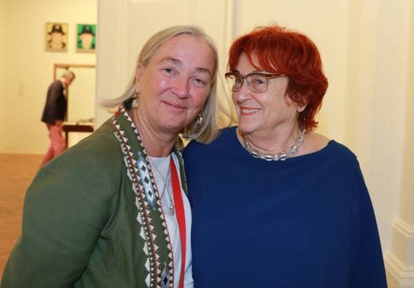 40 Jahre Galerie Ropac Salzburg, 28. 07. 2023 Agnes HUSSLEIN, Valie EXPORT
