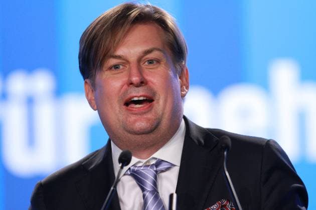 News Themen der Woche KW30 News Bilder des Tages Magdeburg, Sachsen-Anhalt, Deutschland, 29.07.2023: Maximilian Krah bei seiner Vorstellung und Wahl zum Spitzenkandidat für die Europawahl auf AfD-Europawahlversammlung Copyright: xdtsxNachrichtenagenturx dts_20870