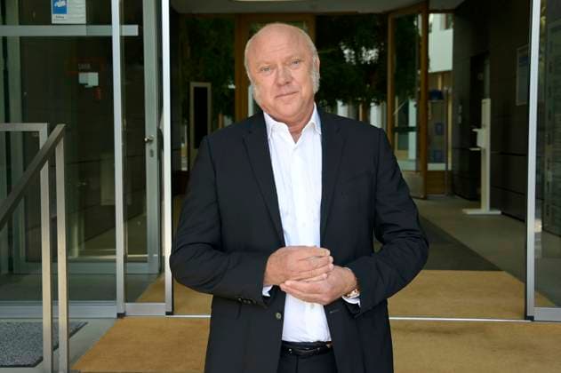 Ulrich Schneider bei der Bundespressekonferenz Ergebnisse einer Umfrage zu Kosten der Pflege sowie gemeinsame Forderungen im Haus der Bundespressekonferenz. Berlin, 24.08.2023