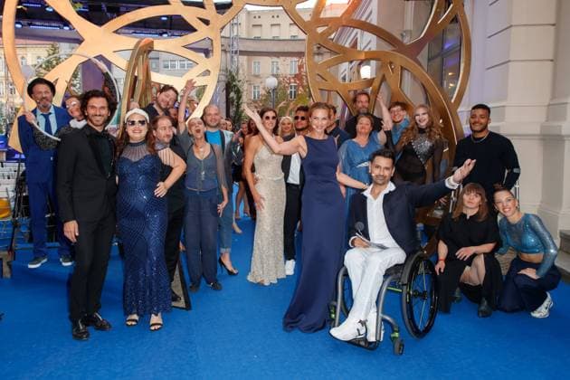 Bilder des Jahres 2023, Entertainment 09 September Entertainment Themen der Woche KW35 Gala - ParietÃ Annika Lau und Tan Caglar bei der ParietÃ Gala am 01.09.2023 im Pfefferberg Theater in Berlin. Copyright: xEventpressxKochanx