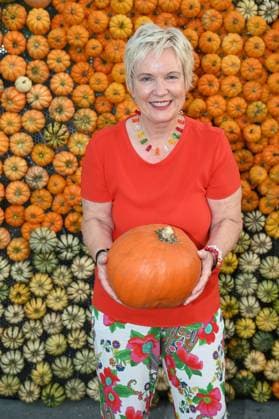 Moderatorin Birgit Biggi Lechtermann kommt zum grossen Kürbisfest im Gertrudenhof