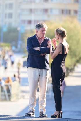 September 30, 2023, Madrid, Madrid, Spain: Sandrine Bonnaire, Gabriel Byrne attended Dance First Photocall during 71st San Sebastian International Film Festival at Kursaal Palace on September 30, 2023 in Donostia San Sebastian, Spain Madrid Spain - ZUMAg15_ 20230930_zaf_g15_020 Copyright: xJackxAbuinx