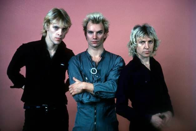 The Police The Police (L-R) Stewart Copeland, Sting, Andy Summers, Credit:Idols Avalon  Copyright: xIdolsx xAvalonx 0508101362