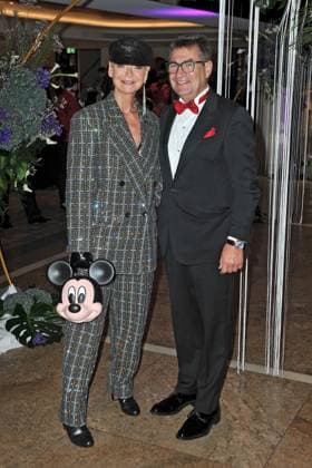 Deutscher Sportpresseball 2023. Ann Kathrin Linsenhoff und Klaus Martin Rath anläßlich des Deutschen Sportpresseballs am 04.11.2023 in der Alten Oper Frankfurt Main. 20231104MWI106831