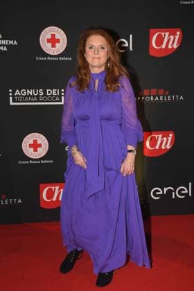 Rome, Monumental Complex of Santo Spirito in Sassia Charity Gala della Croce Roosa 2023 Rome, Monumental Complex of Santo Spirito in Sassia Charity Gala della Croce Roosa 2023 , In the photo: Sarah Ferguson Rome Italy  Copyright: xIPA ABACAx