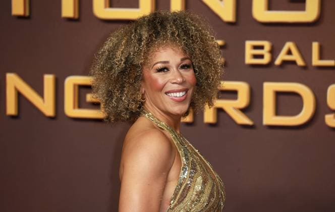 November 9, 2023, London, United Kingdom: Ria Hebden arrives at The Hunger Games: The Ballad of Songbirds & Snakes World Premiere at BFI IMAX Waterloo in London. London United Kingdom - ZUMAs197 20231109_aaa_s197_490 Copyright: xFredxDuvalx