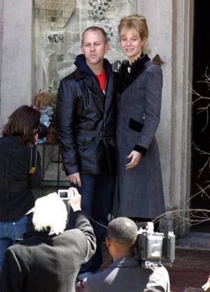 UK SALES ONLY Gwyneth Paltrow on the set of her latest movie Running with Scissors. 3732 LOS ANGELES, CALIFORNIA - Monday April 4 2005. Gwyneth Paltrow on the last day of filming her latest movie Running With Scissors . A smiling Gwyneth was on set with co stars Brian Cox, Evan Rachel Wood and Jill Clayburgh. Running with Scissors is the true story of a boy whose mother (a poet with delusions of Anne Sexton) gave him away to be raised by her psychiatrist, a dead ringer for Santa and a lunatic in the bargain. Suddenly, at age twelve, Augusten Burroughs found himself living in a dilapidated Victorian house in perfect squalor. Dr. Finch s (Brian Cox) bizarre family, a few patients and a pedophile living in the backyard shed com  Copyright: xDanielxMayerx xAvalonx 0520040793