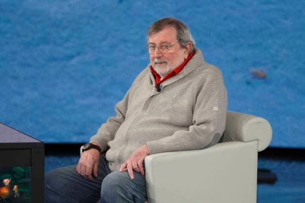 FOTO IPP MIPA MILANO 12 11 2023 TRASMISSIONE CHE TEMPO CHE FA NELLA FOTO : IL CANTANTE FRANCESCO GUCCINI Italy Photo Press - World Copyright