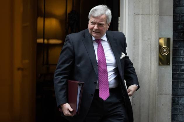 November 14, 2023, London, United Kingdom: Lord True leaves a cabinet meeting in Downing Street, London. Yesterday Prime Minister Rishi Sunak conducted a surprise reshuffle of his cabinet, sacking Suella Braverman as Home Secretary and handing a peerage to former premier David Cameron who makes a shock return as Foreign Secretary. London United Kingdom - ZUMAs197 20231114_aaa_s197_415 Copyright: xTejasxSandhux